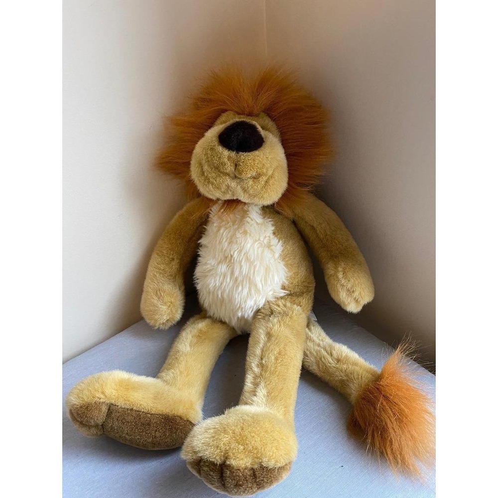 Maximilian Lion Plush 15" Stuffed Animal Beans Floppy Soft Toy s1